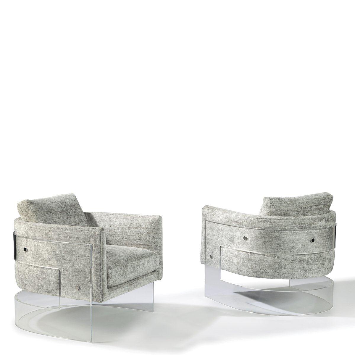 Bond Acrylic Lounge Chair - Thumbnail 3