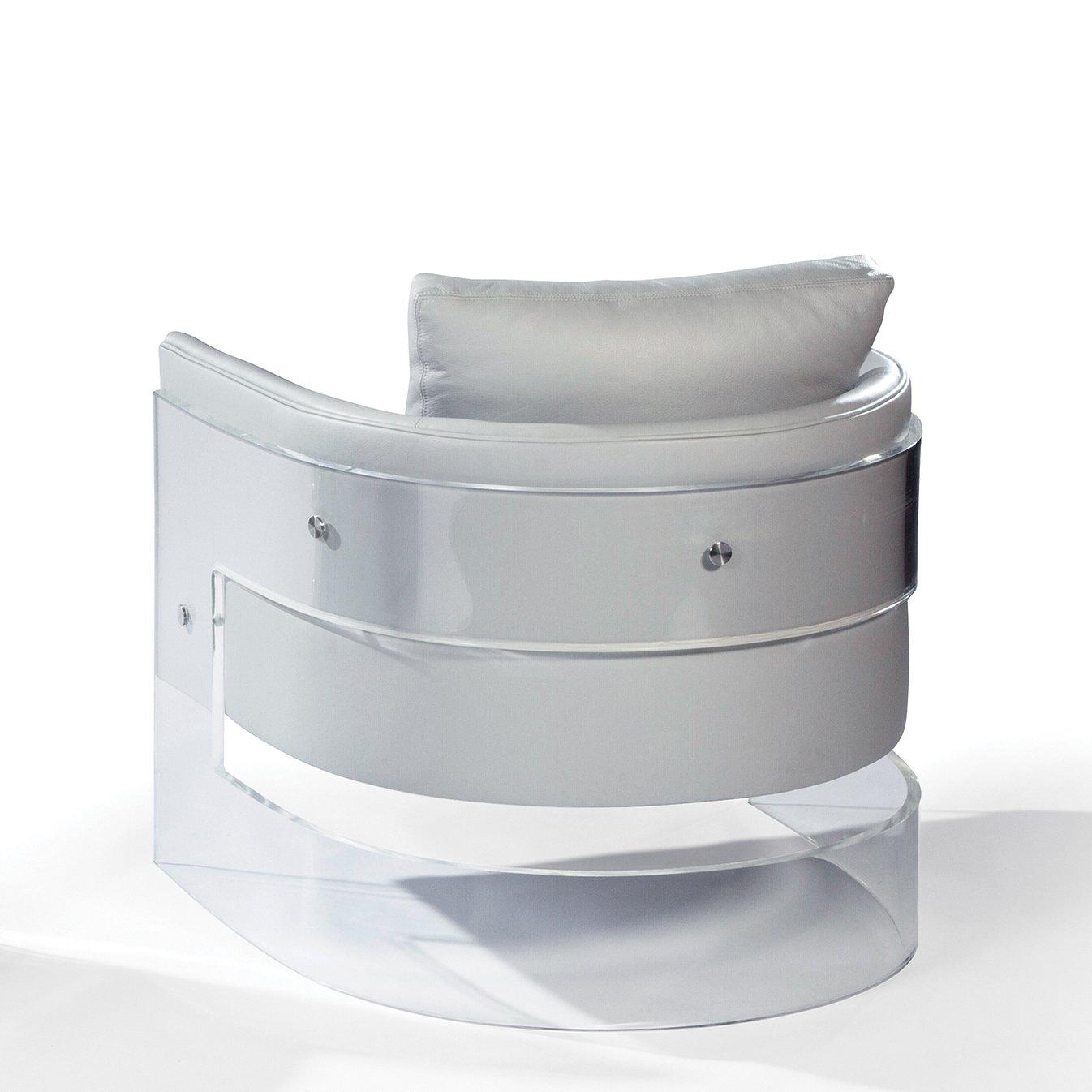 Bond Acrylic Lounge Chair - Thumbnail 5