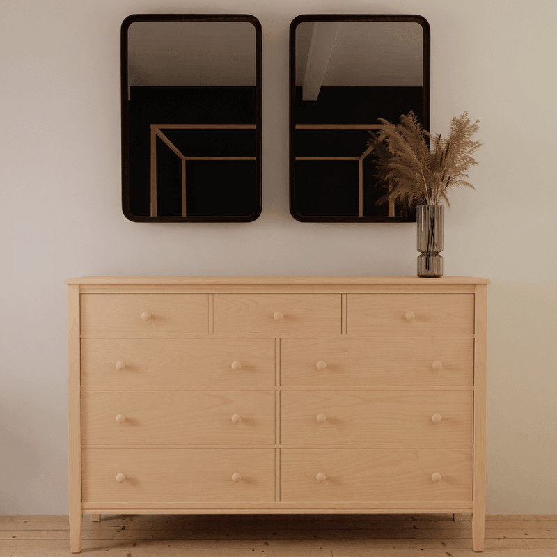 Shaker Nine Drawer Dresser