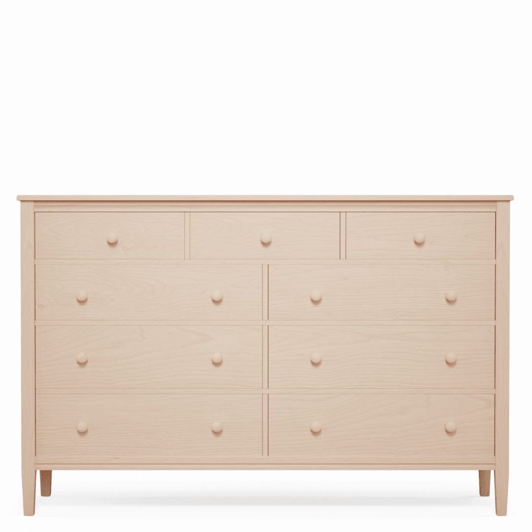 Shaker Nine Drawer Dresser - Thumbnail 2