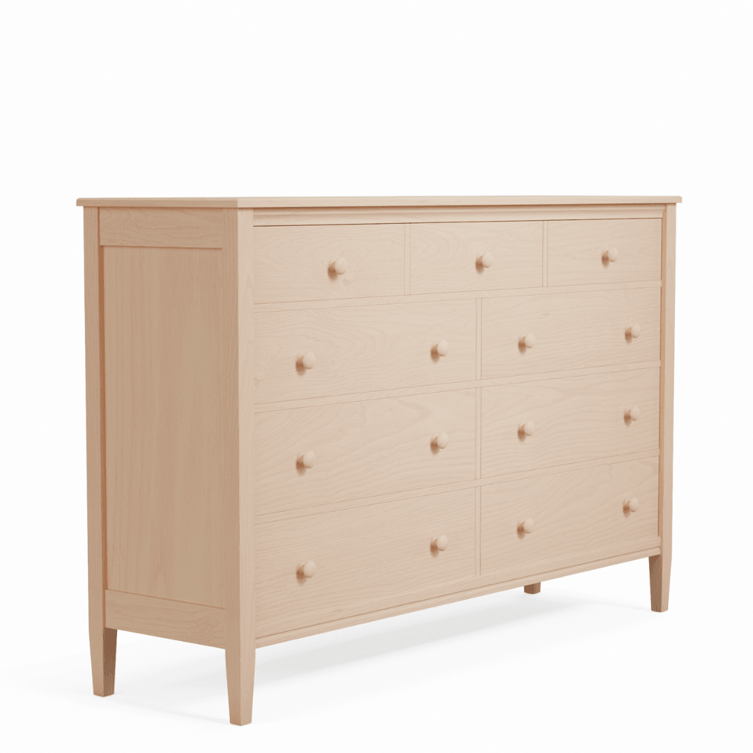 Shaker Nine Drawer Dresser - Thumbnail 4