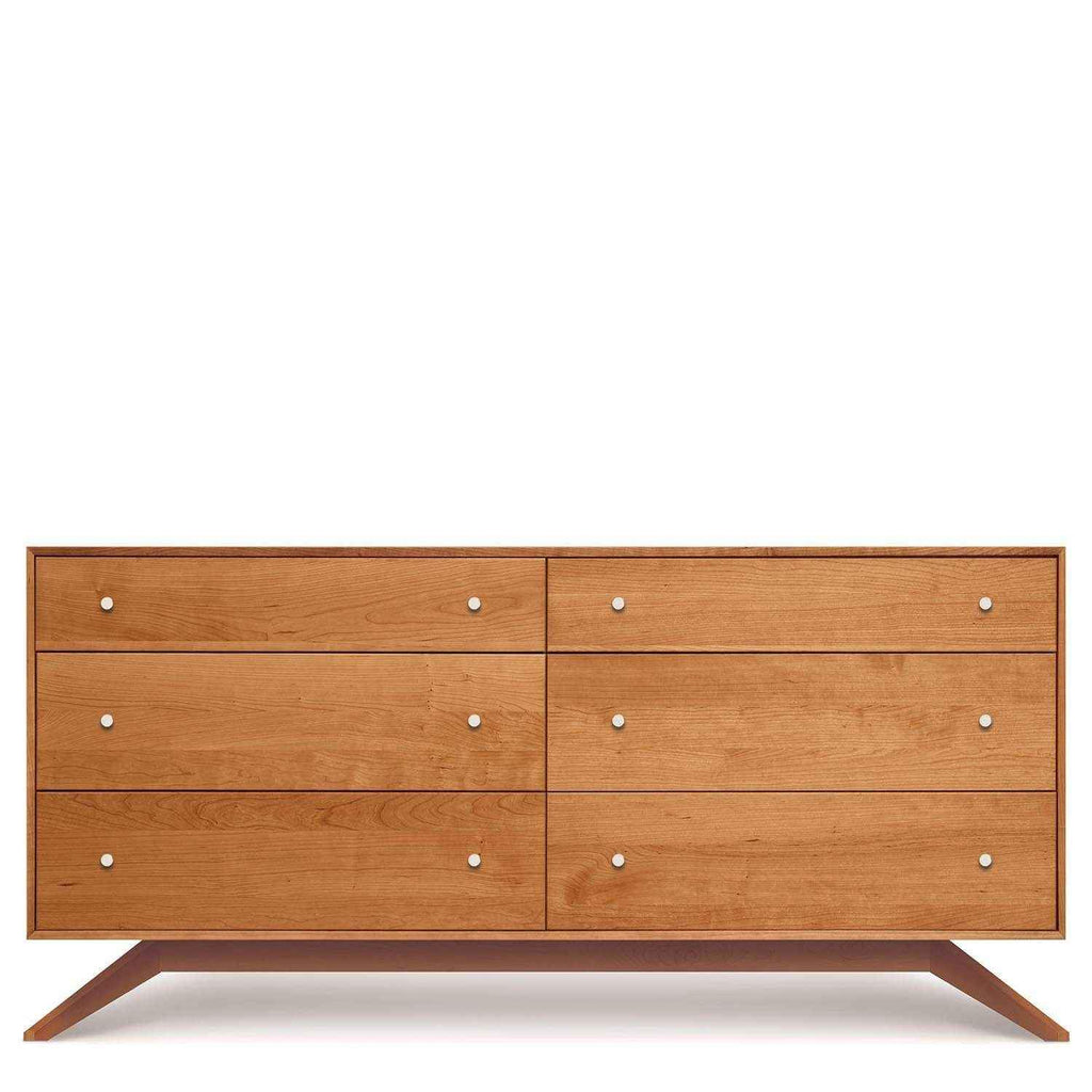 Astrid Six-Drawer Dresser in Cherry - Urban Natural Home Furnishings.  Dressers & Armoires, Copeland