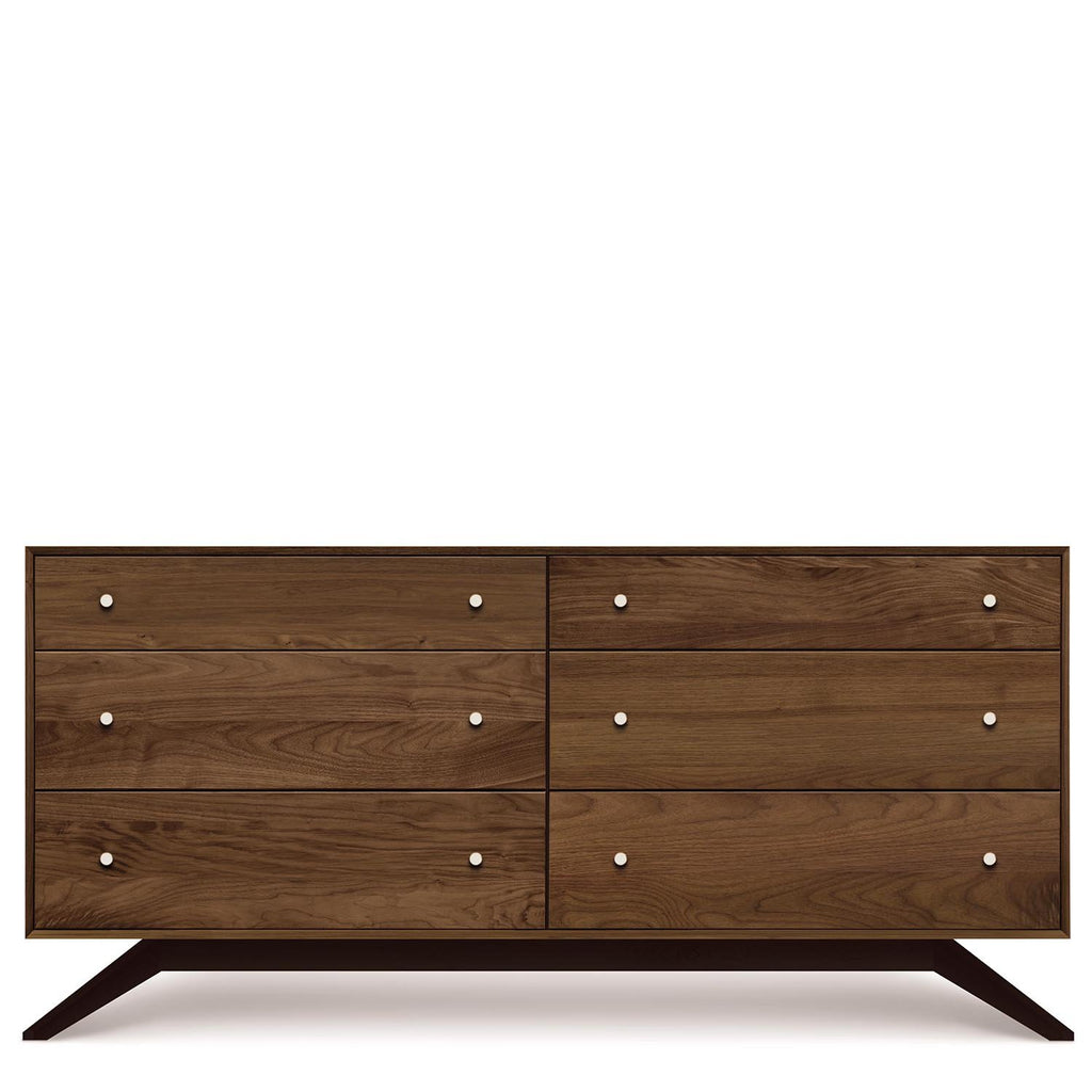 Astrid Six-Drawer Dresser in Walnut - Urban Natural Home Furnishings.  Dressers & Armoires, Copeland