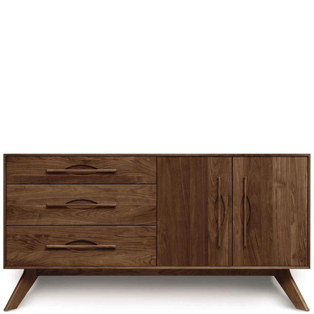 Audrey 3 Drawers on Left, 2 Doors on Right Buffet in Walnut by Copeland