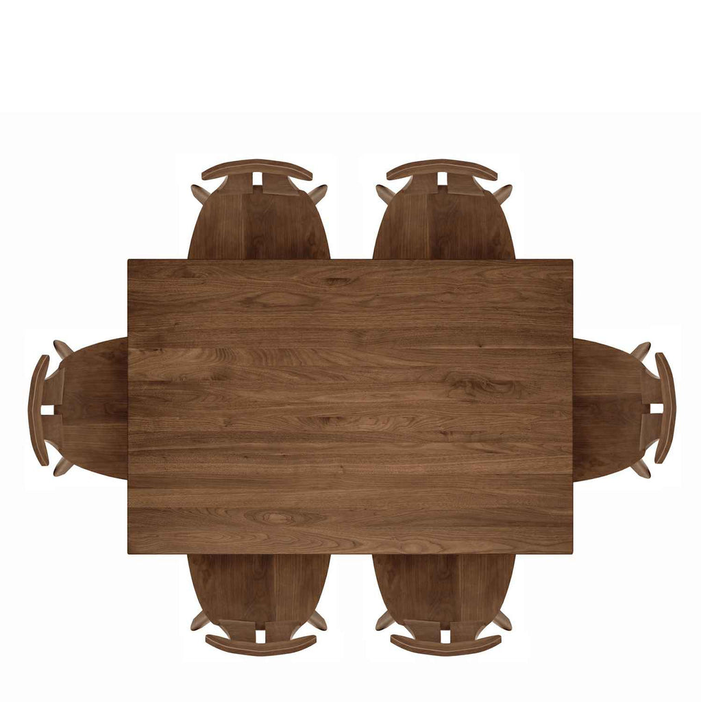Audrey Fixed Top Tables in Walnut - Urban Natural Home Furnishings