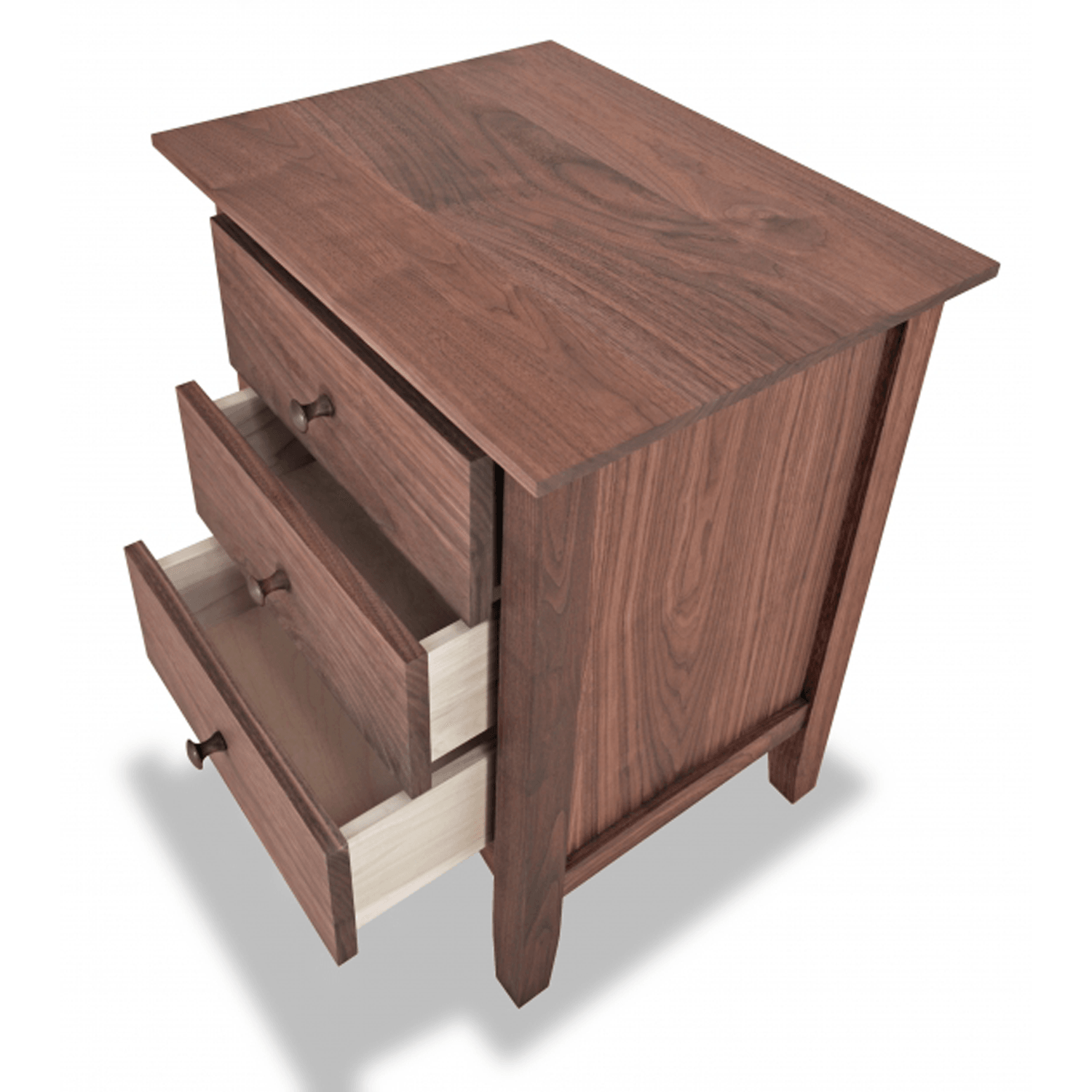 Canterbury Three Drawer Nightstand - Thumbnail 4