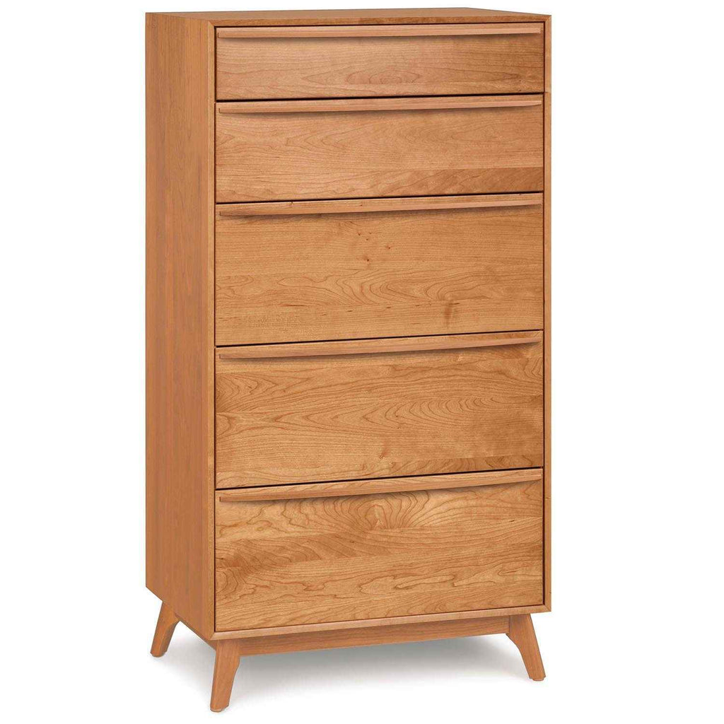 Catalina Five-Drawer Dresser in Cherry - Urban Natural Home Furnishings.  Dressers & Armoires, Copeland