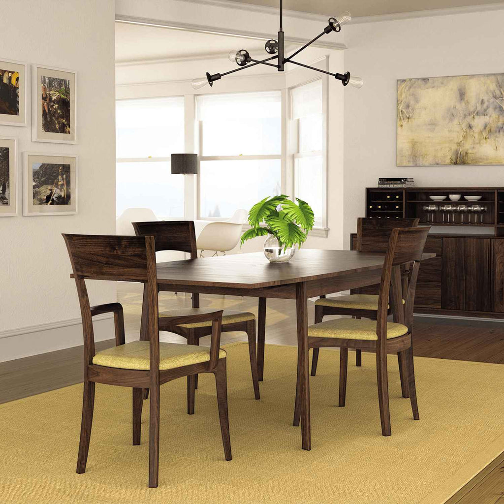 Catalina Four Leg Extension Table in Walnut - Urban Natural Home Furnishings