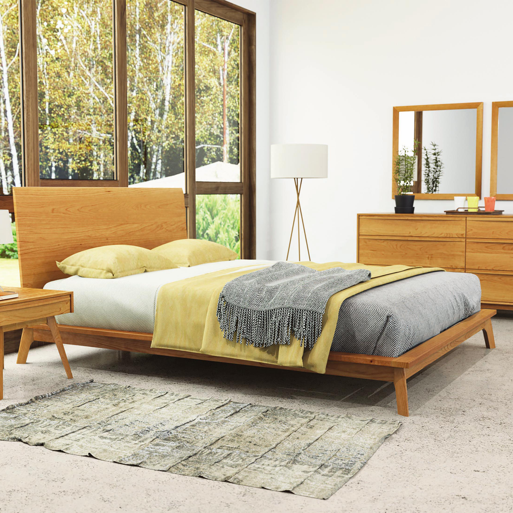 Catalina Bed in Cherry - Urban Natural Home Furnishings