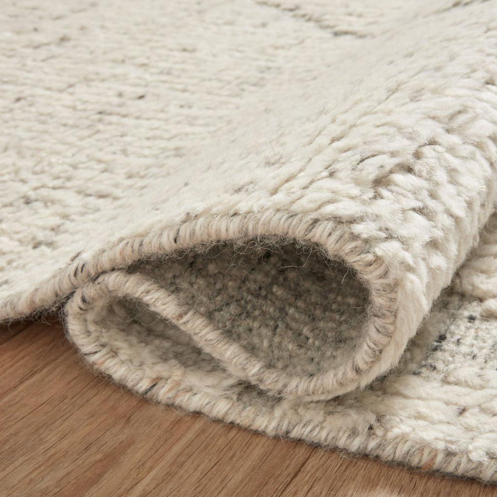 Gwyneth Hand Knotted Rug in Ivory/Silver | Loloi – Urban Natural Home
