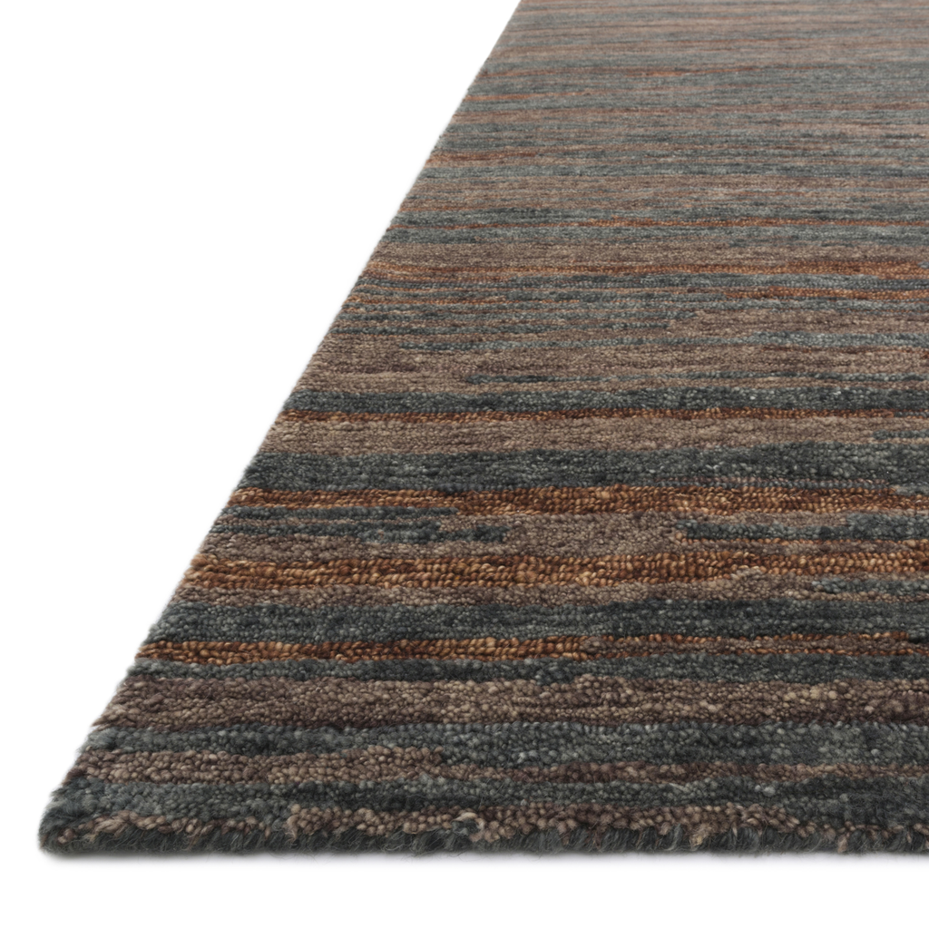 Halcyon Hand Knotted Rug in Rust/Lagoon - Urban Natural Home Furnishings