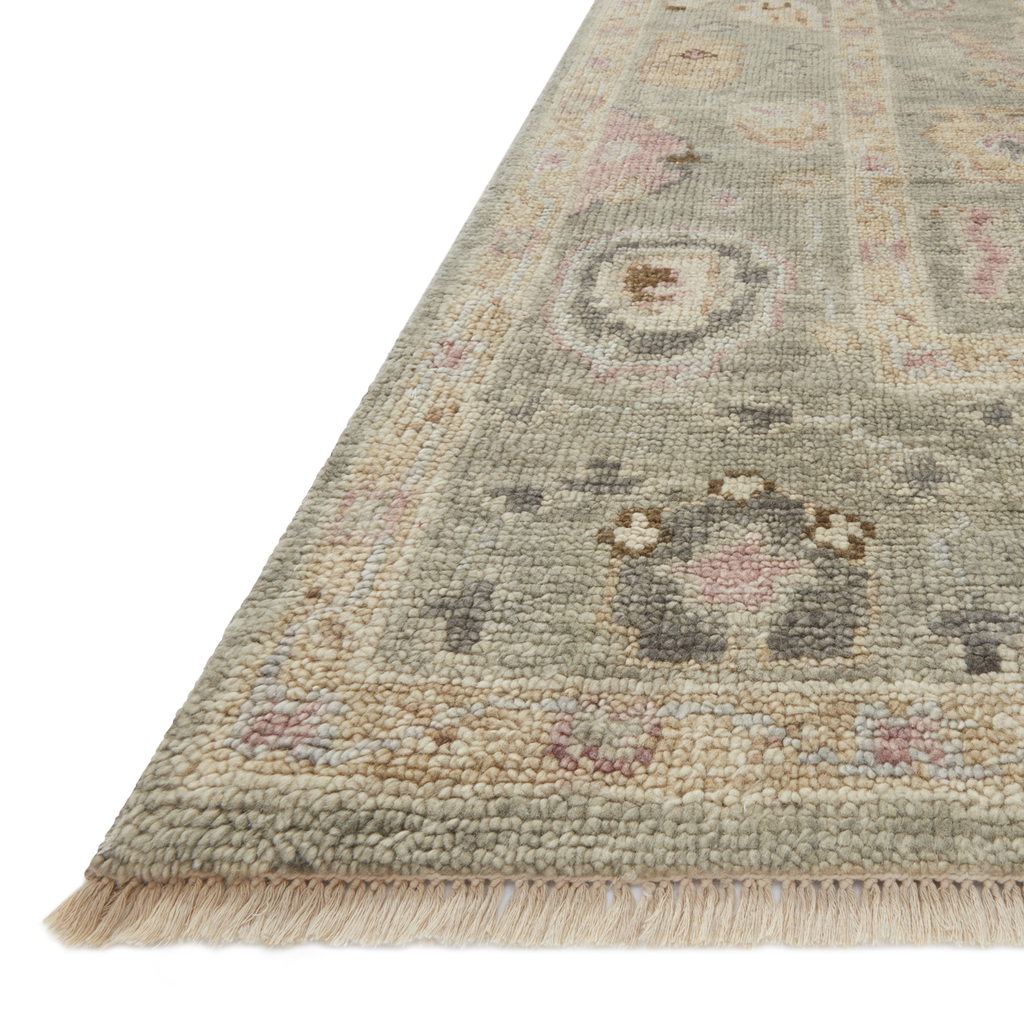 Helena Hand Knotted Rug in Sage/Sunset - Urban Natural Home Furnishings
