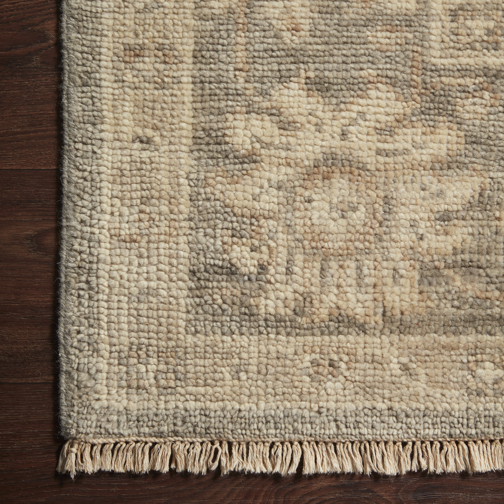 Helena Hand Knotted Rug in Silver/Ivory - Urban Natural Home Furnishings