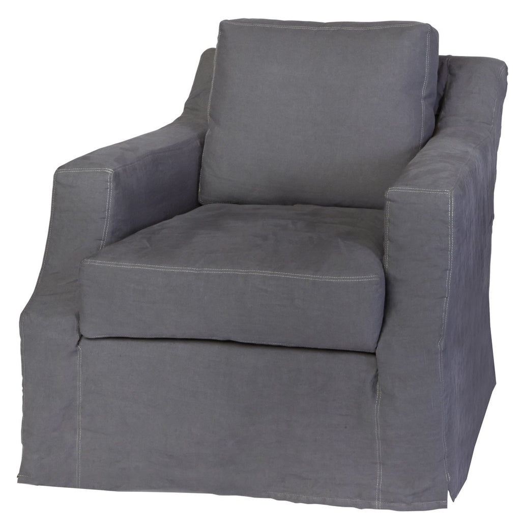 Hayden Deluxe Slipcovered Chair - Urban Natural Home Furnishings.  Living Room Chair, Cisco Brothers