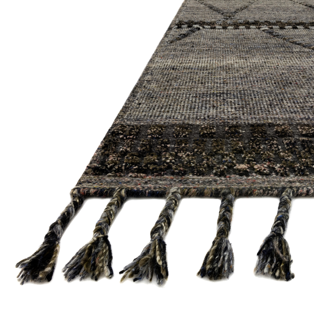 Iman Hand Knotted Rug in Grey/Multi - Urban Natural Home Furnishings