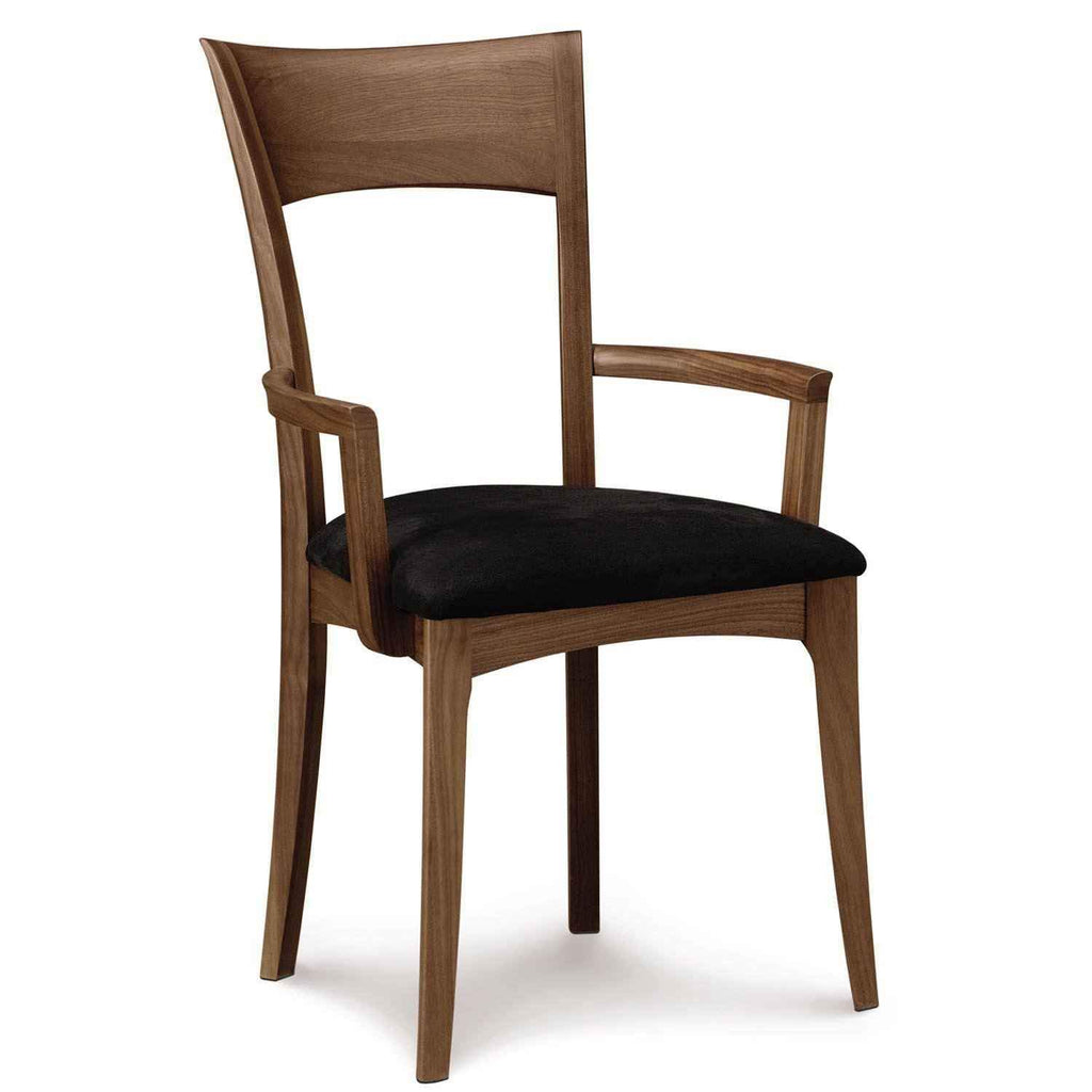 Ingrid Armchair in Walnut with Upholstery - Urban Natural Home Furnishings.  Dining Chair, Copeland
