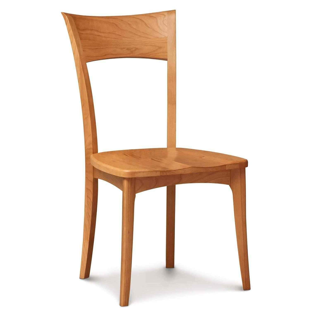 Ingrid Sidechair in Cherry with Wood Seat - Urban Natural Home Furnishings.  Dining Chair, Copeland