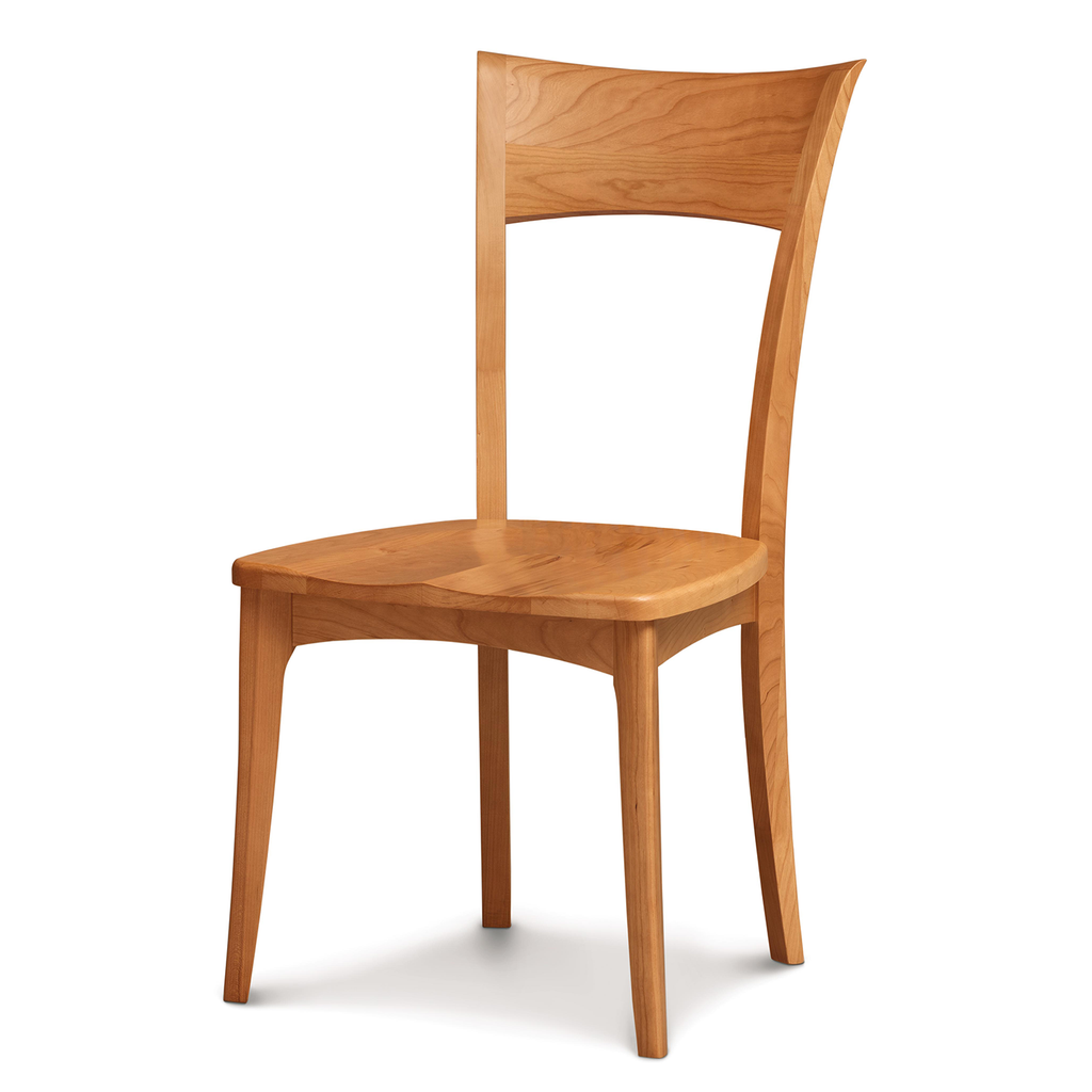 Ingrid Sidechair with Wood Seat in Cherry - Urban Natural Home Furnishings
