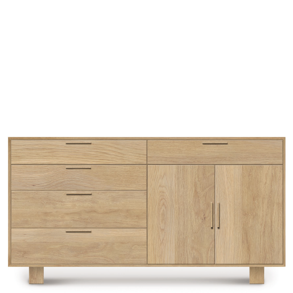Iso Buffet (4 Drawers on Left, 1 Drawer over 2 Doors on Right) - Urban Natural Home Furnishings