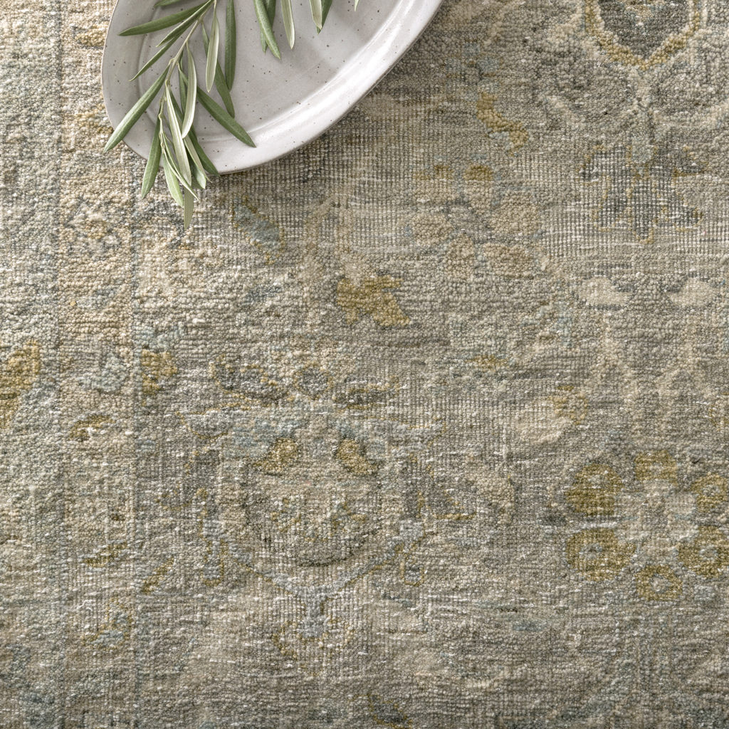 Legacy Hand Knotted Rug in Ash/Lagoon - Urban Natural Home Furnishings