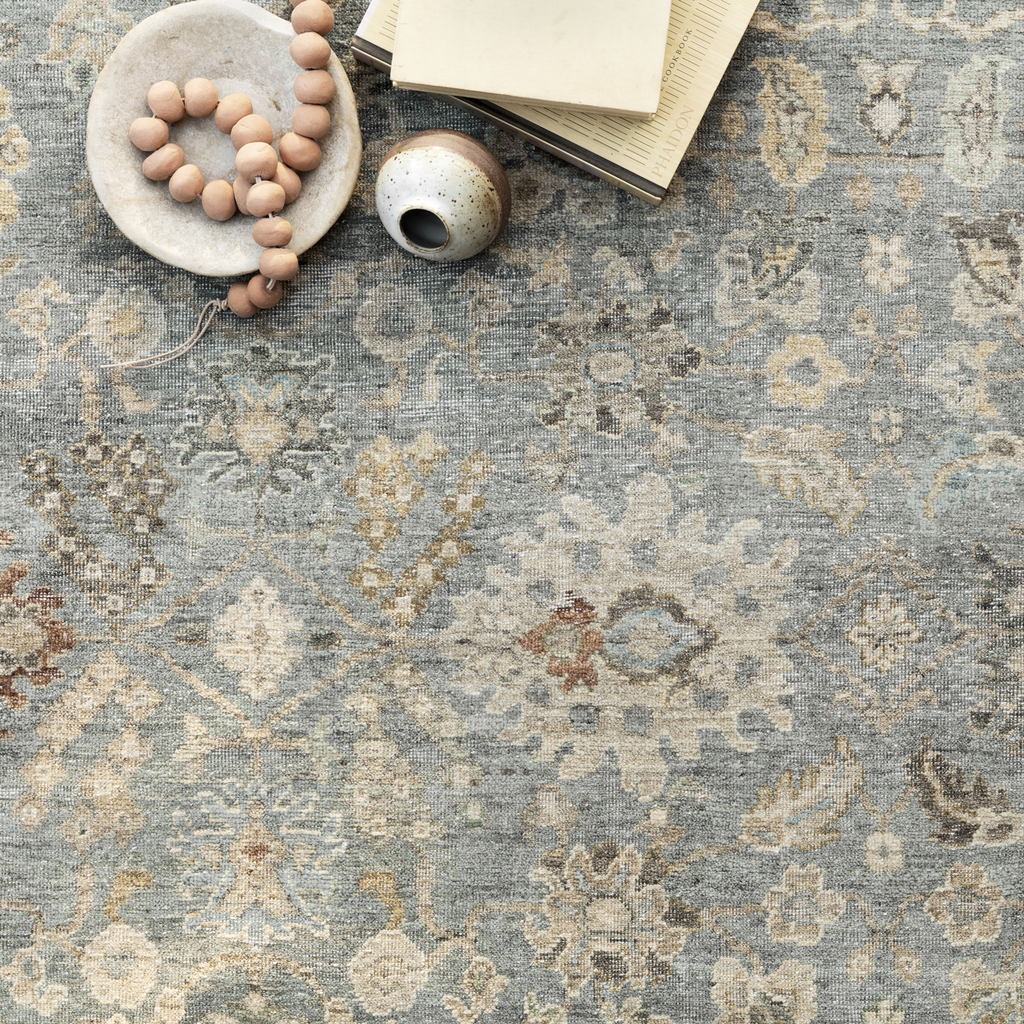 Legacy Hand Knotted Rug in Blue/Multi - Urban Natural Home Furnishings