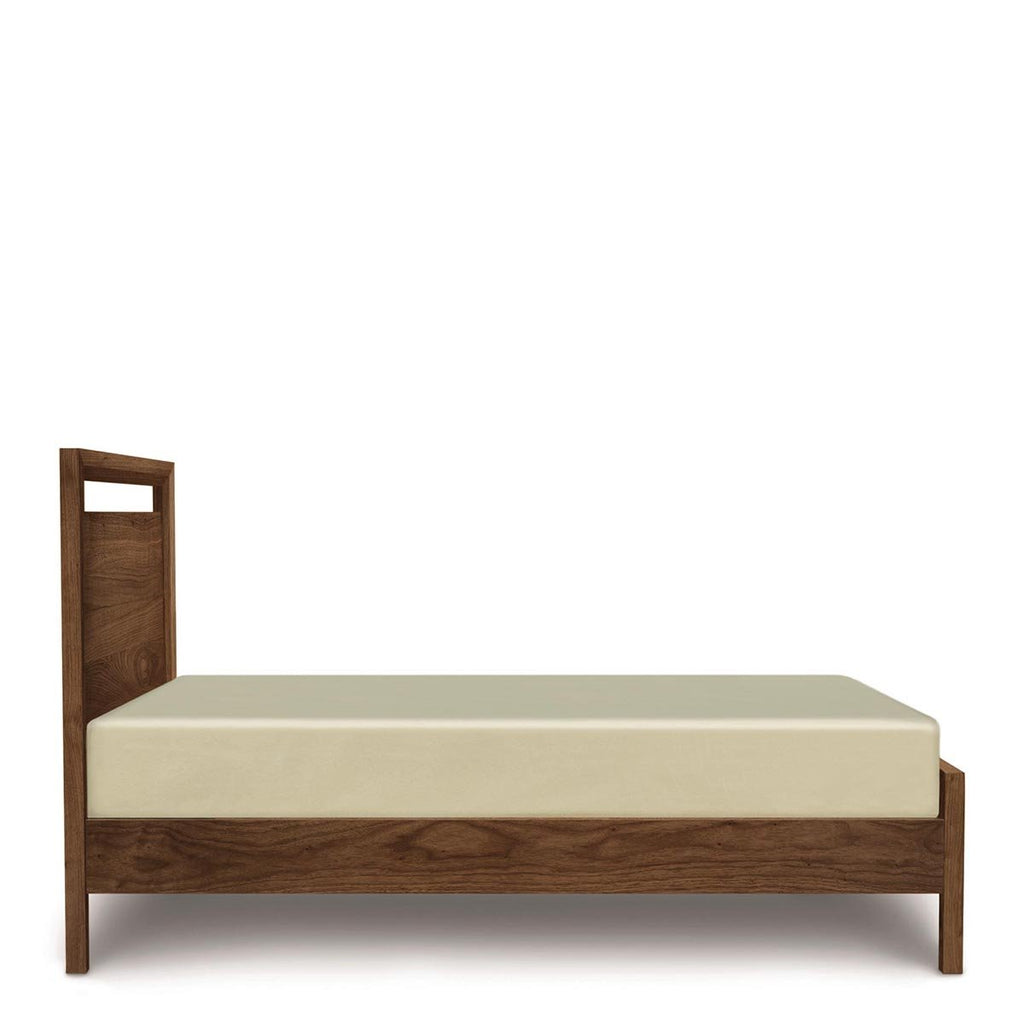 Mansfield Tall Headboard Bed in Walnut - Urban Natural Home Furnishings
