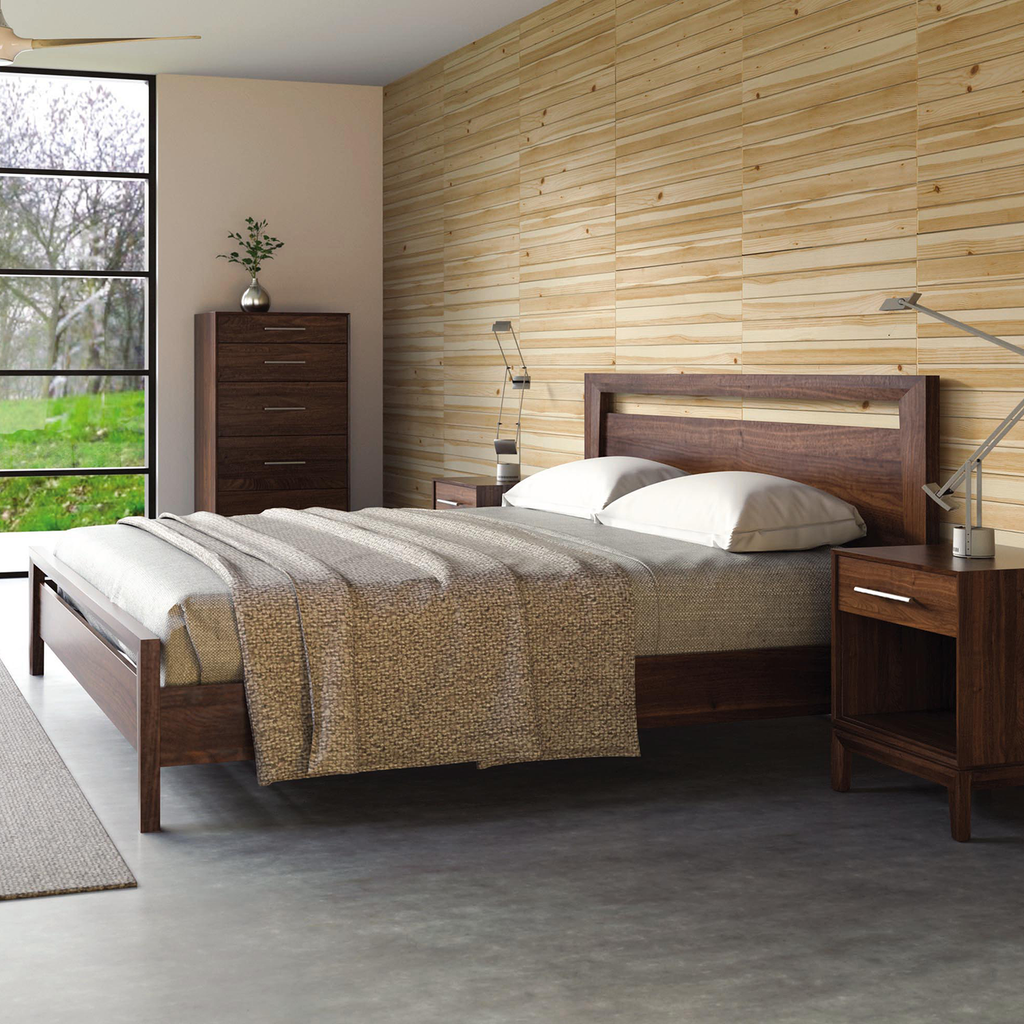Mansfield Bed in Walnut - Urban Natural Home Furnishings