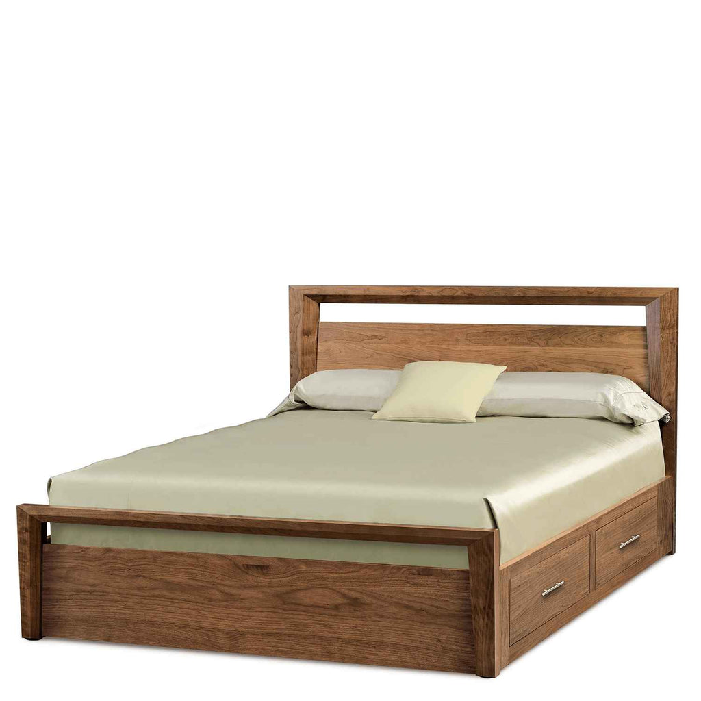 Mansfield Storage Bed in Walnut - Urban Natural Home Furnishings