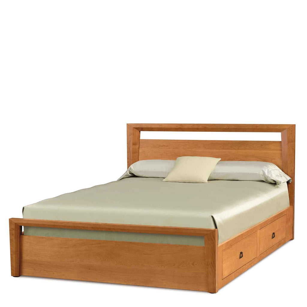 Mansfield Storage Bed in Cherry - Urban Natural Home Furnishings