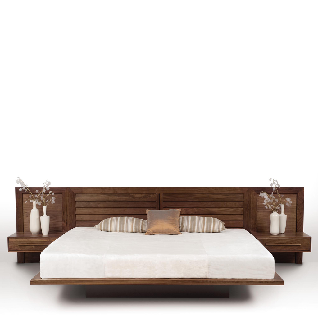 Moduluxe Bed With Clapboard Headboard by Copeland