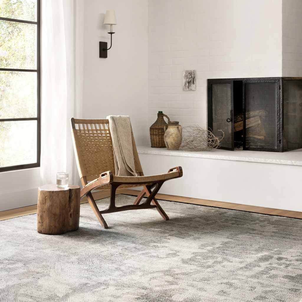 Sumi Hand Knotted Rug in Neutral/Black - Urban Natural Home Furnishings