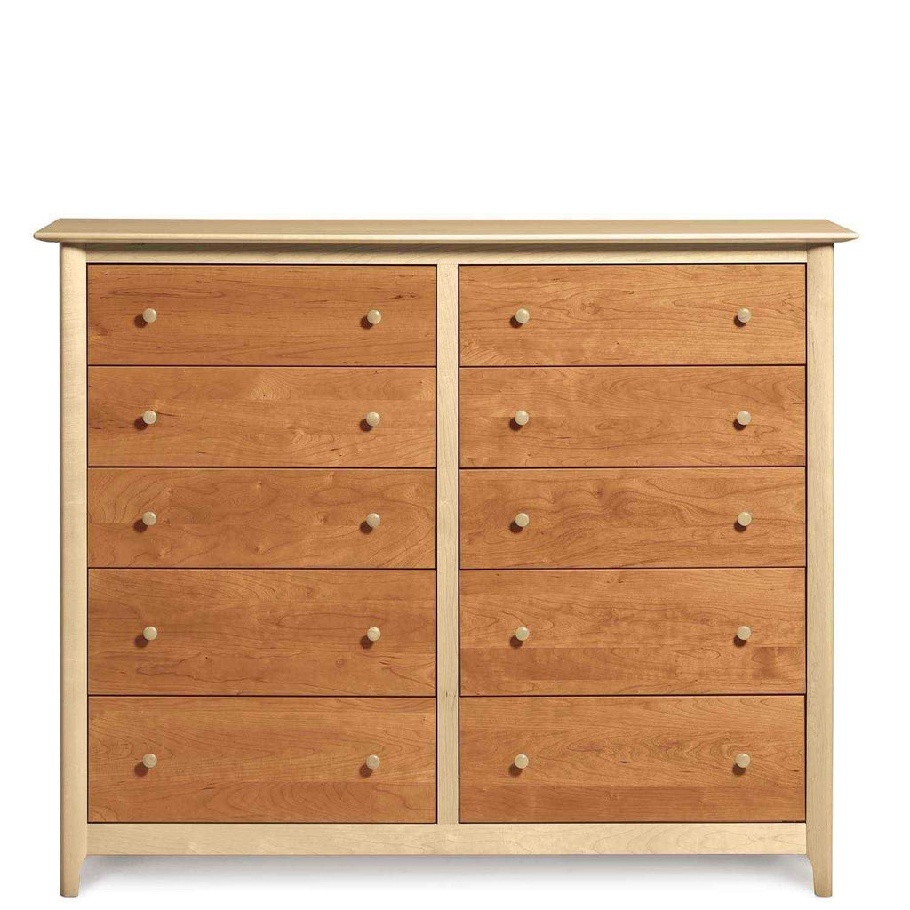 Sarah Ten Drawer Dresser in Maple/Cherry - Urban Natural Home Furnishings.  Dressers & Armoires, Copeland
