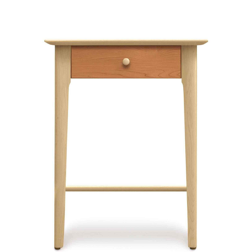 Sarah One Drawer Tall Nightstand in Maple/Cherry - Urban Natural Home Furnishings