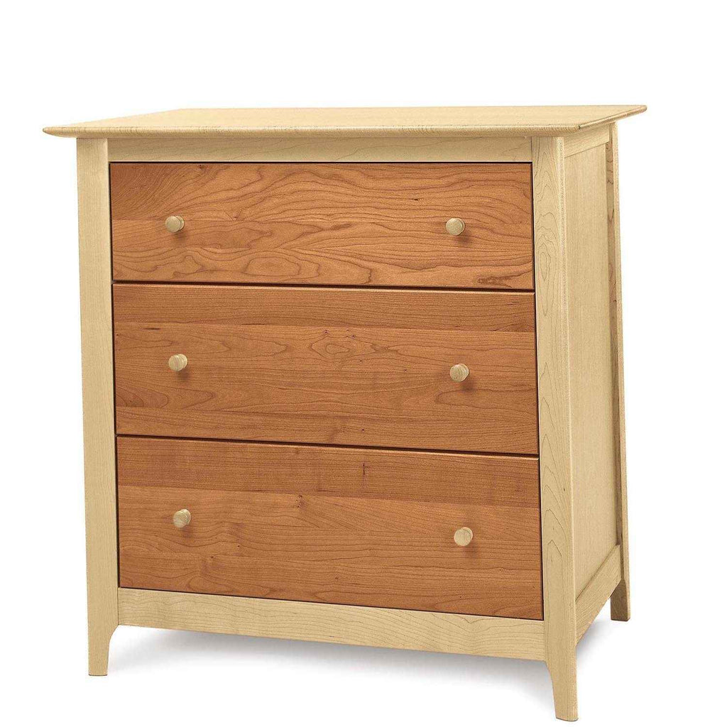 Sarah Three Drawer Dresser in Maple/Cherry - Urban Natural Home Furnishings.  Dressers & Armoires, Copeland
