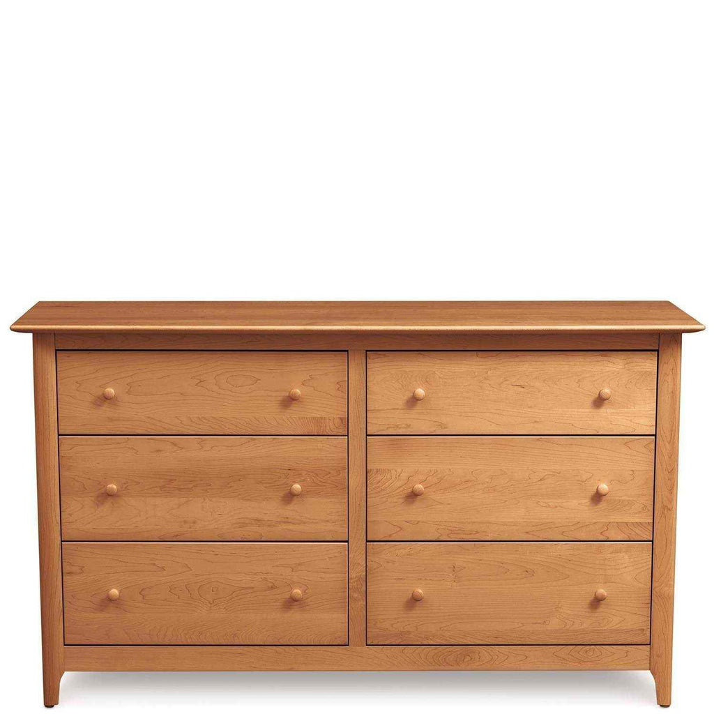 Sarah Six Drawer Dresser in Cherry - Urban Natural Home Furnishings.  Dressers & Armoires, Copeland