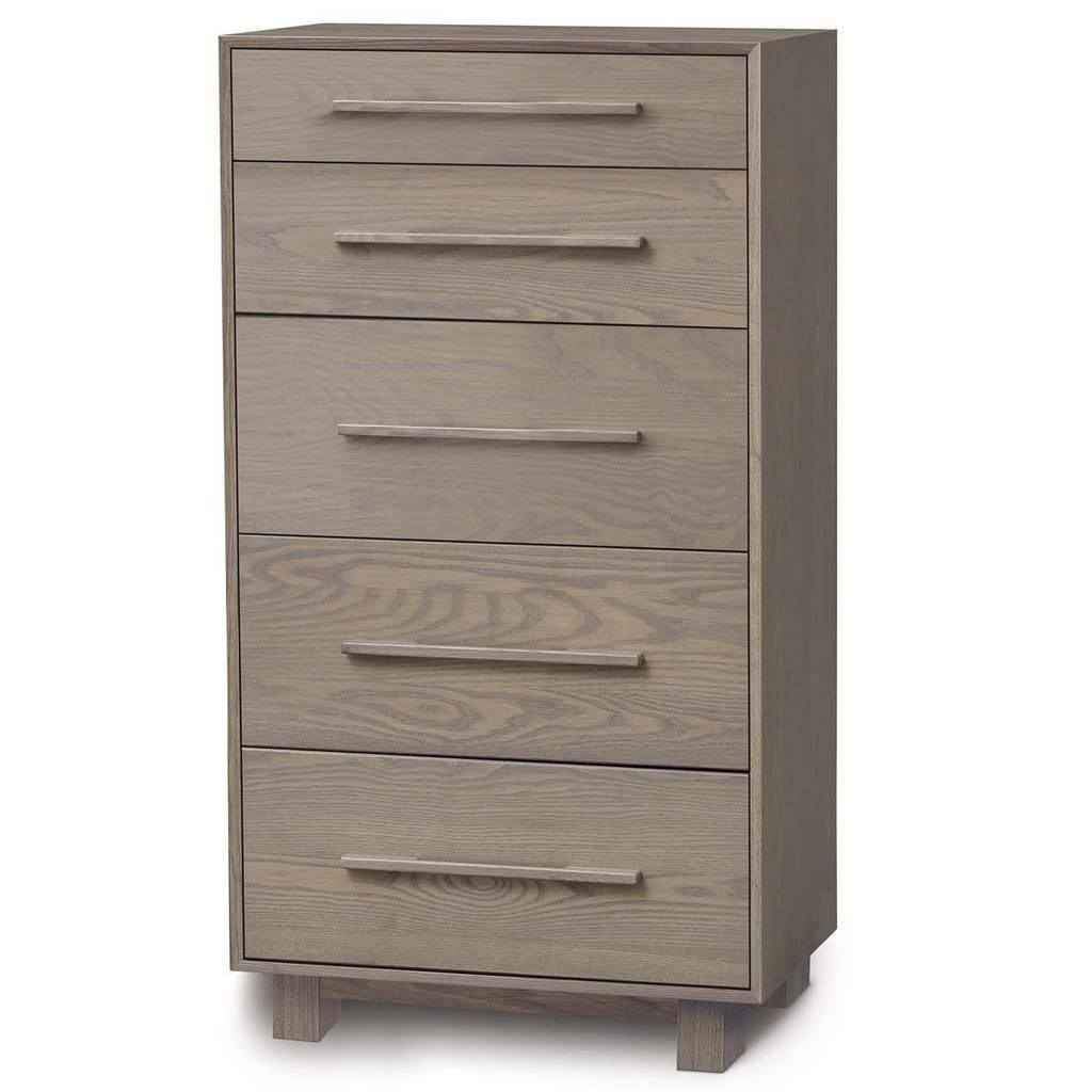 Sloane Five Drawer Narrow Dresser in Ash - Urban Natural Home Furnishings.  Dressers & Armoires, Copeland