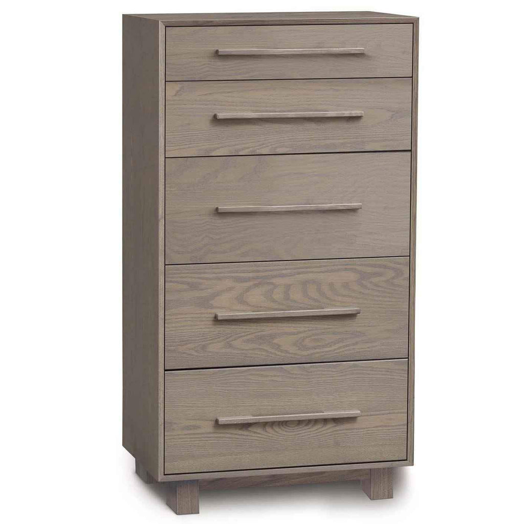 Sloane Five Drawer Narrow Dresser in Ash - Urban Natural Home Furnishings.  Dressers & Armoires, Copeland