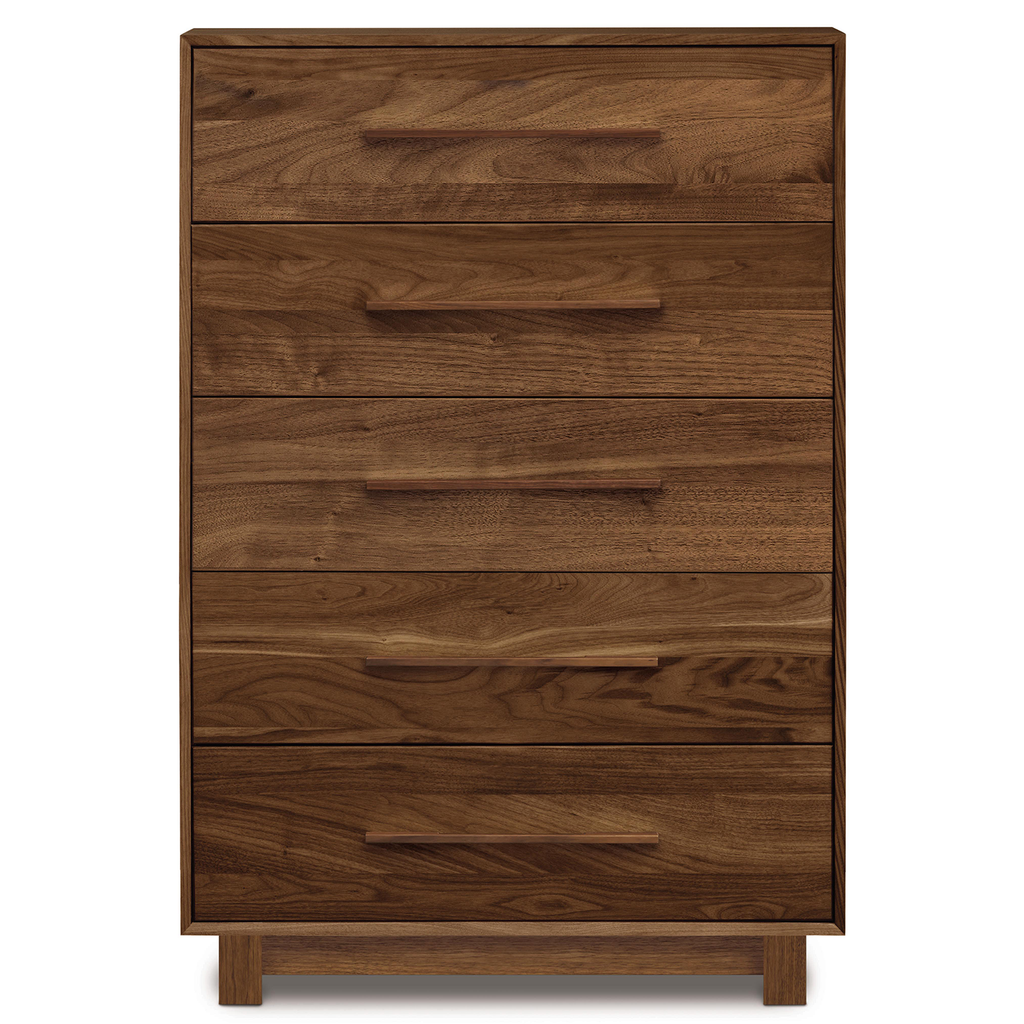 Sloane Five Drawer Wide Dresser in Walnut by Copeland