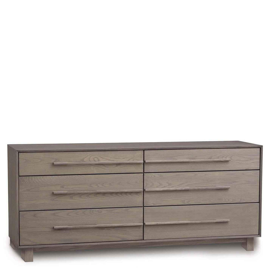 Sloane Six Drawer Wide Dresser in Ash - Urban Natural Home Furnishings.  Dressers & Armoires, Copeland