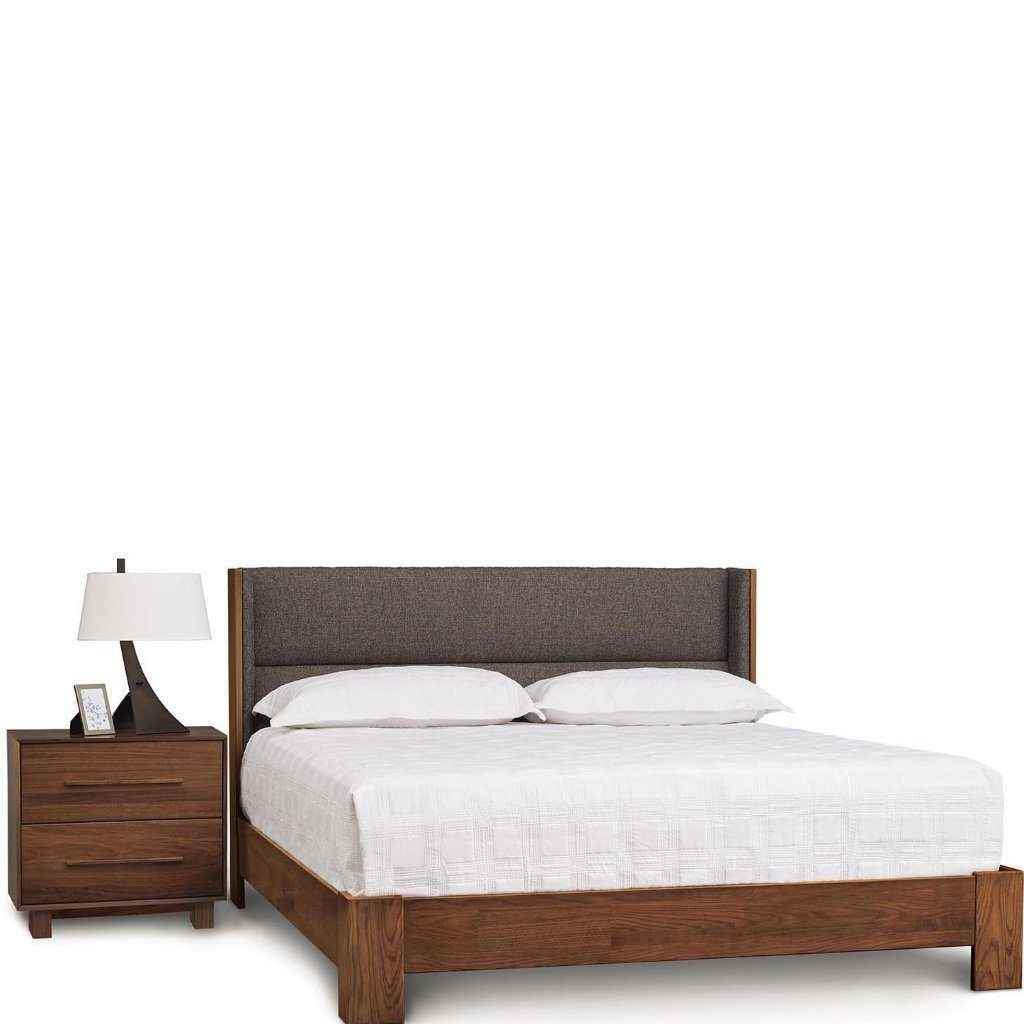 Sloane Bed With Legs For Mattress Only in Walnut - Urban Natural Home Furnishings.  Solid Wood Bed, Copeland