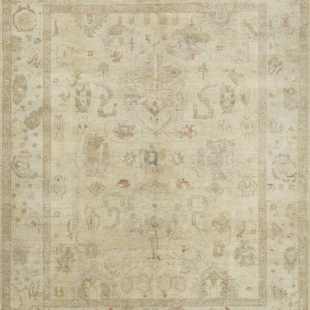 Vincent Hand Knotted Area Rug in Stone Sample - Urban Natural Home Furnishings