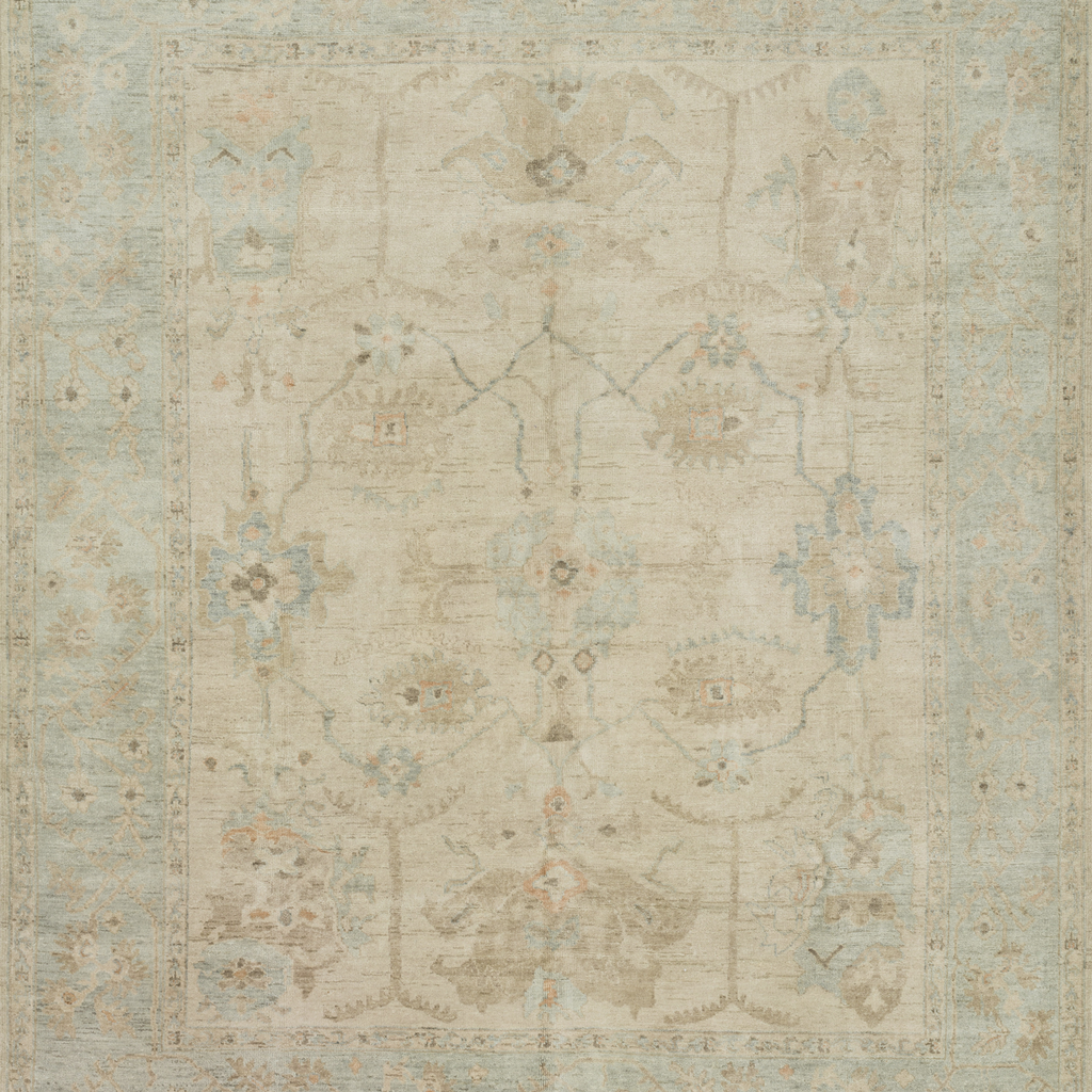 Vincent Hand Knotted Rug in Stone/Mist - Urban Natural Home Furnishings