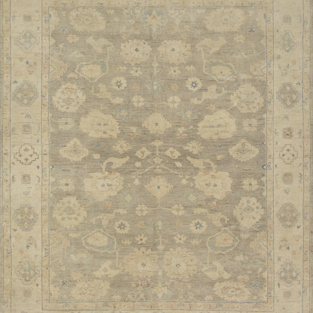 Vincent Hand Knotted Rug in Silver/Stone - Urban Natural Home Furnishings