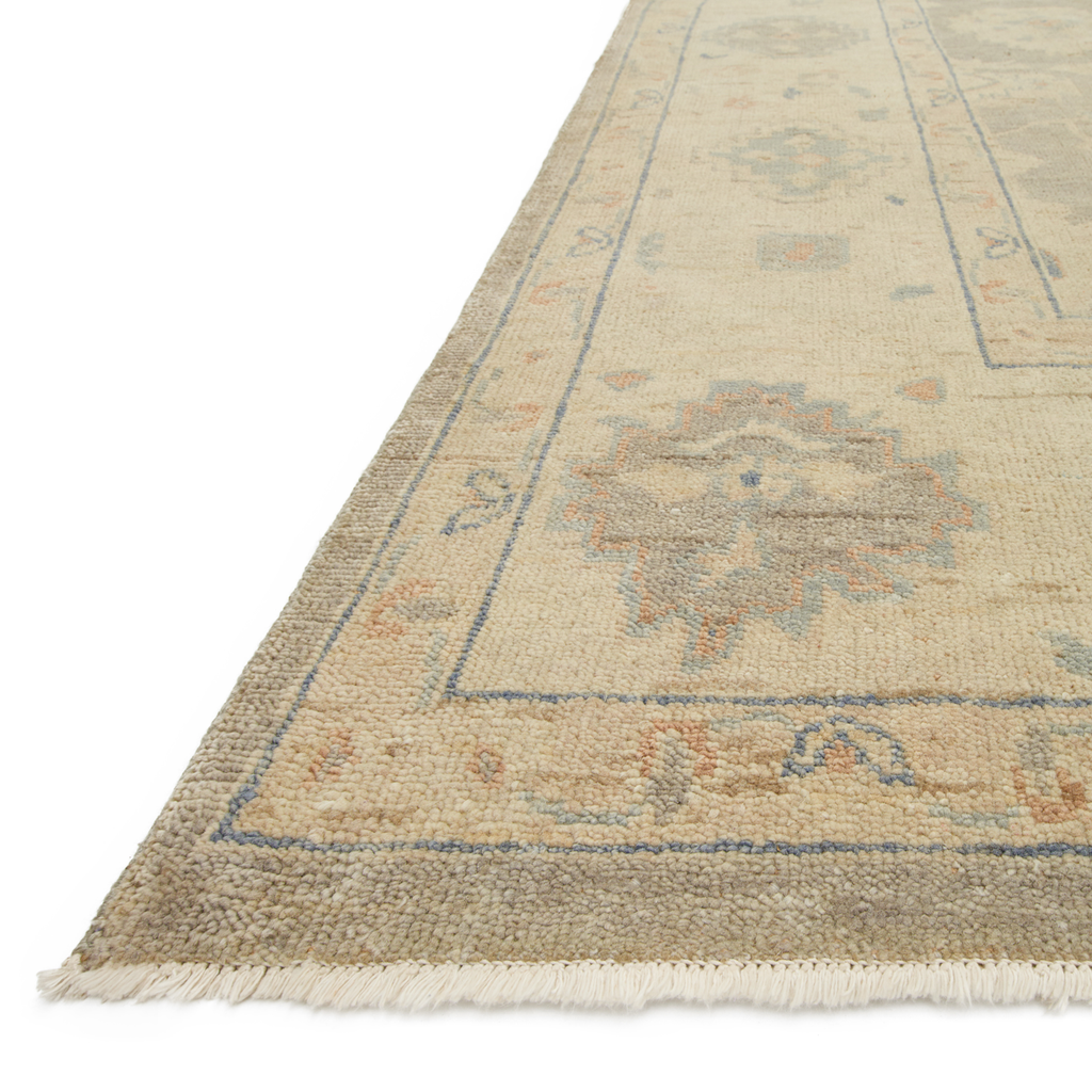 Vincent Hand Knotted Rug in Silver/Stone - Urban Natural Home Furnishings