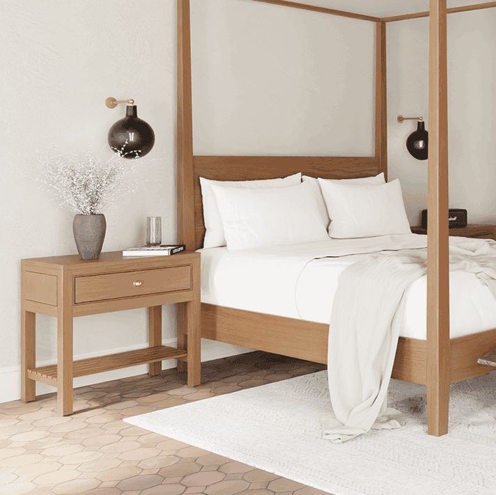 Elenor Open Nightstand - Urban Natural Home Furnishings