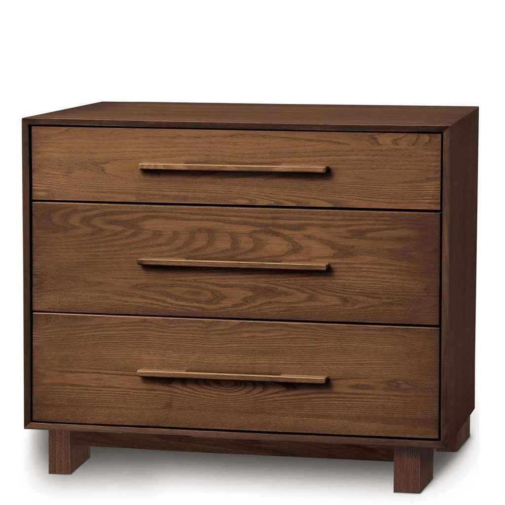 Sloane Three Drawer Dresser in Natural Walnut - Urban Natural Home Furnishings.  Dressers & Armoires, Copeland