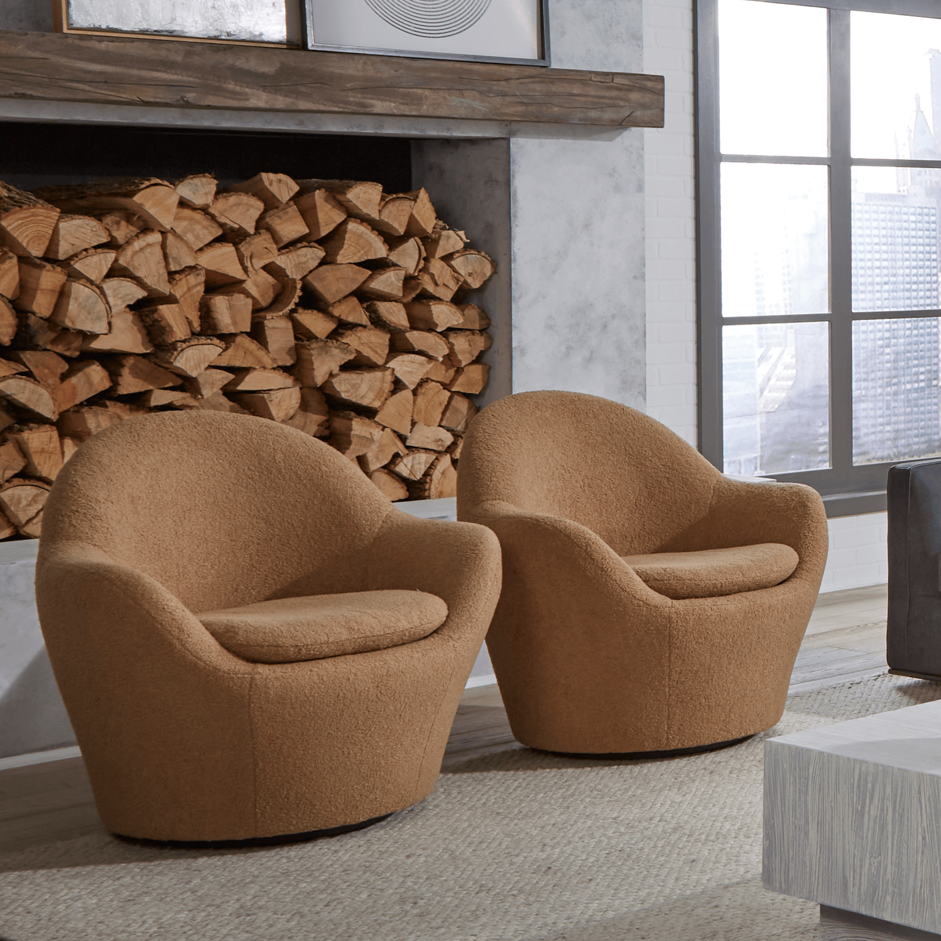 Feliz Swivel Chair - Thumbnail 4