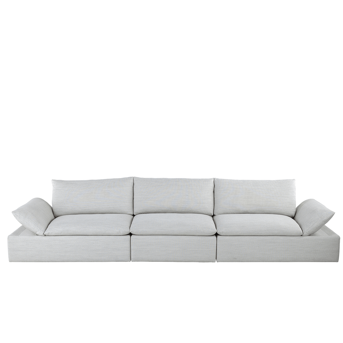Versa Three Seat Sofa with Knife Edge Arm - Thumbnail 4