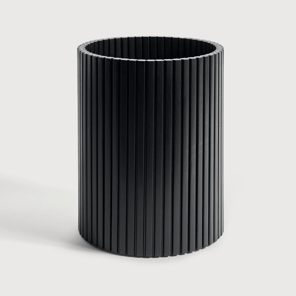 Black Roller Max Waste Paper Basket
