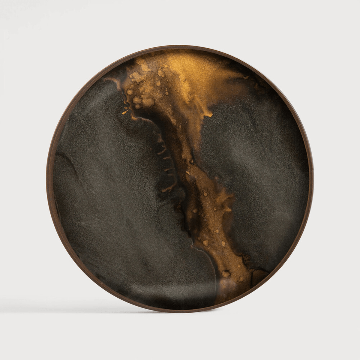 Bronze Organic Glass Valet Tray - Thumbnail 3